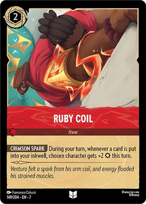 Image for Ruby Coil (149/204) (7) - Disney Lorcana