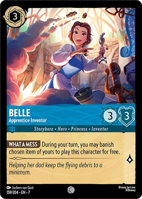 Image for Belle - Apprentice Inventor (159/204) (7) - Disney Lorcana