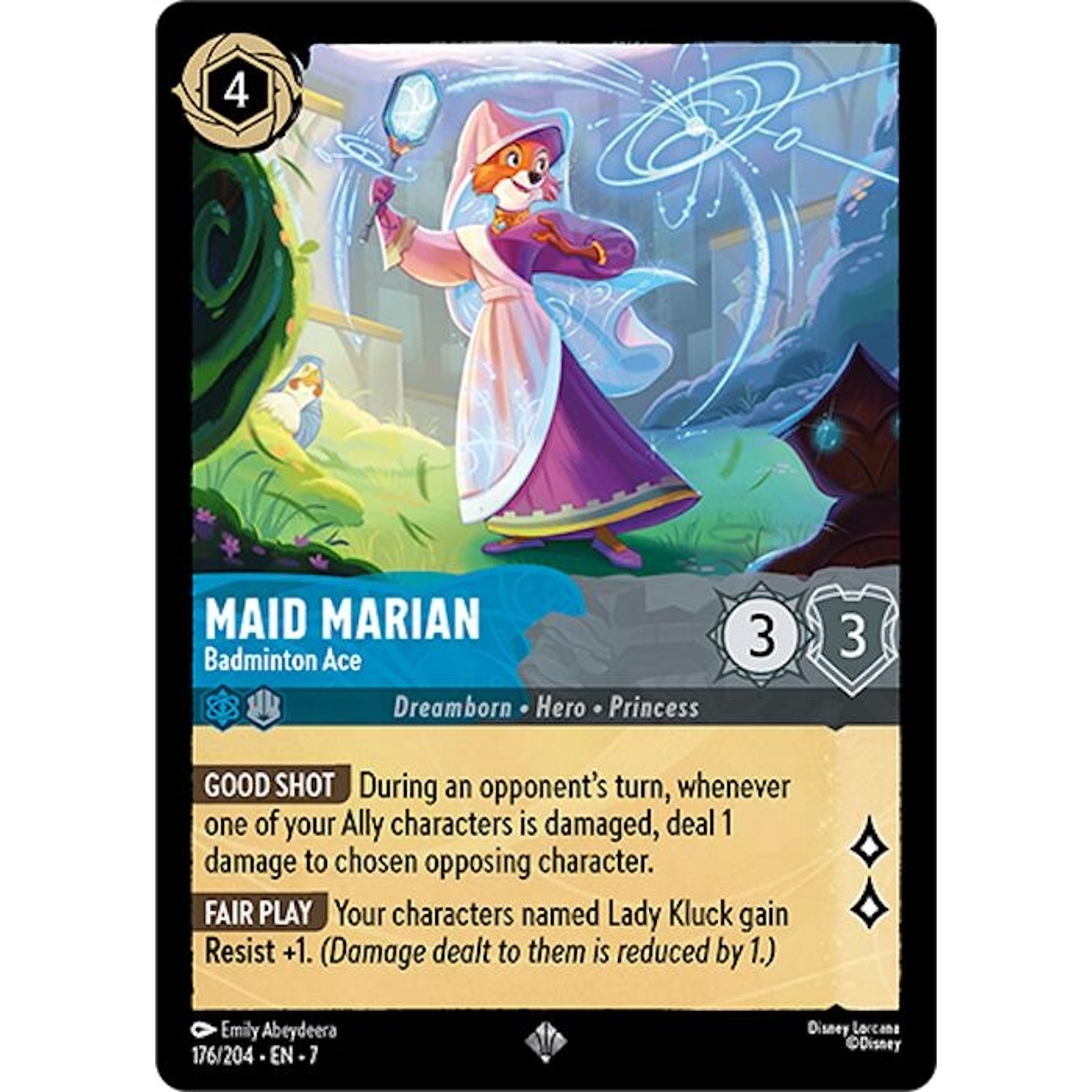 Image for Maid Marian - Badminton Ace (176/204) (7) - Disney Lorcana