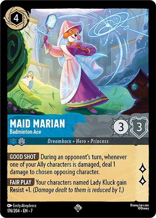 Image for Maid Marian - Badminton Ace (176/204) (7) - Disney Lorcana