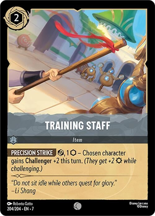 Image for Training Staff (204/204) (7) - Disney Lorcana