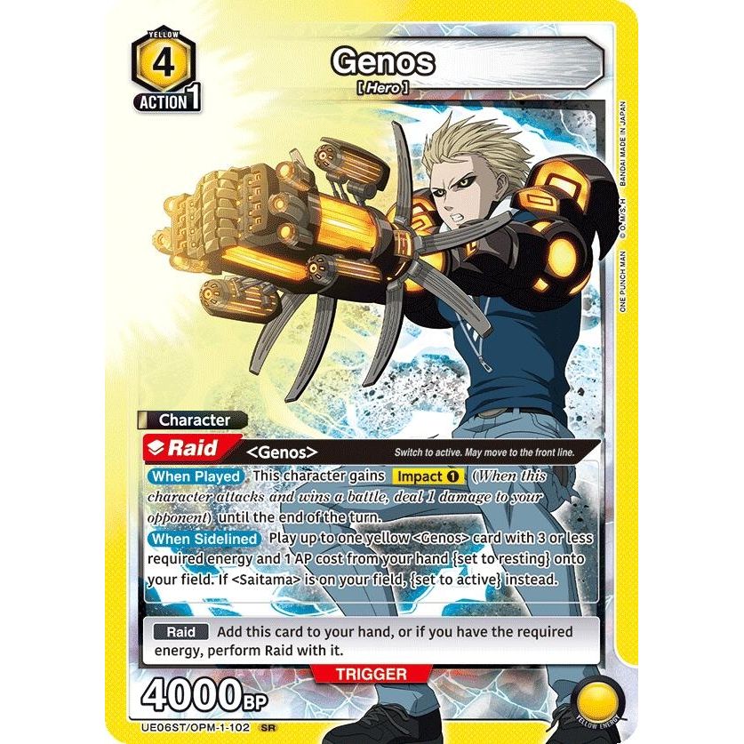 Image for Genos (102) (UE06ST/OPM-1-102) (UE06ST) - Union Arena
