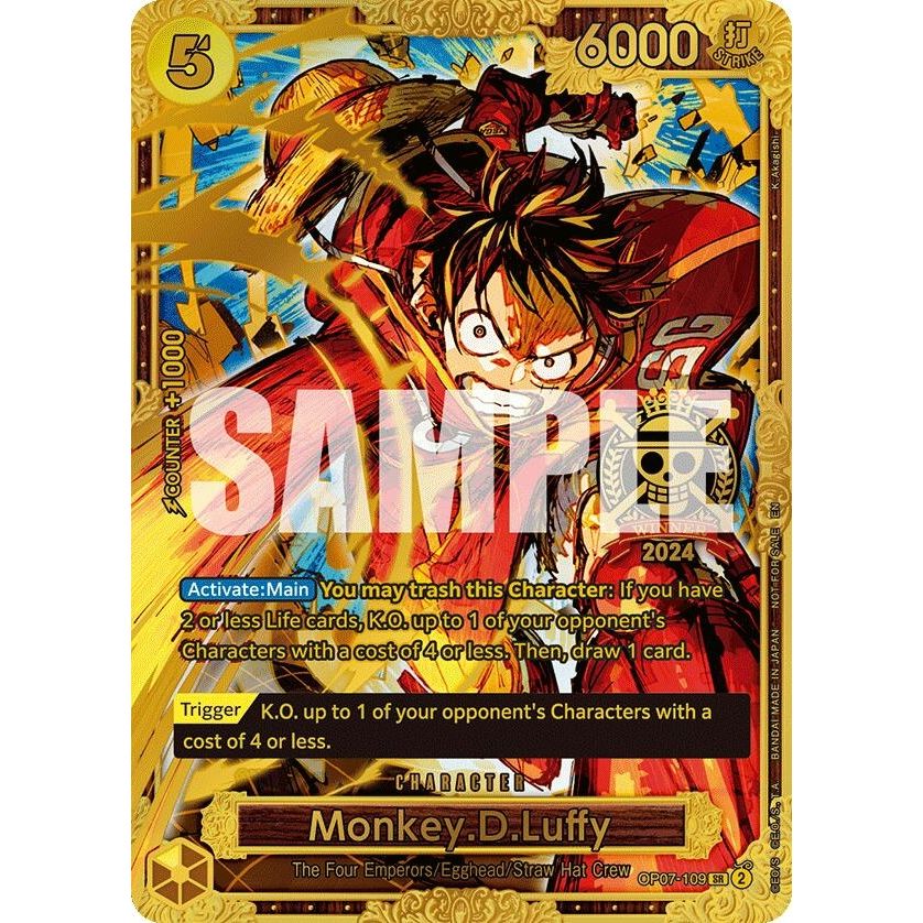 Image for Monkey.D.Luffy (Championship 2024 World Final 1st Place) (OP07-109) (OP-PR) - One Piece Card Game
