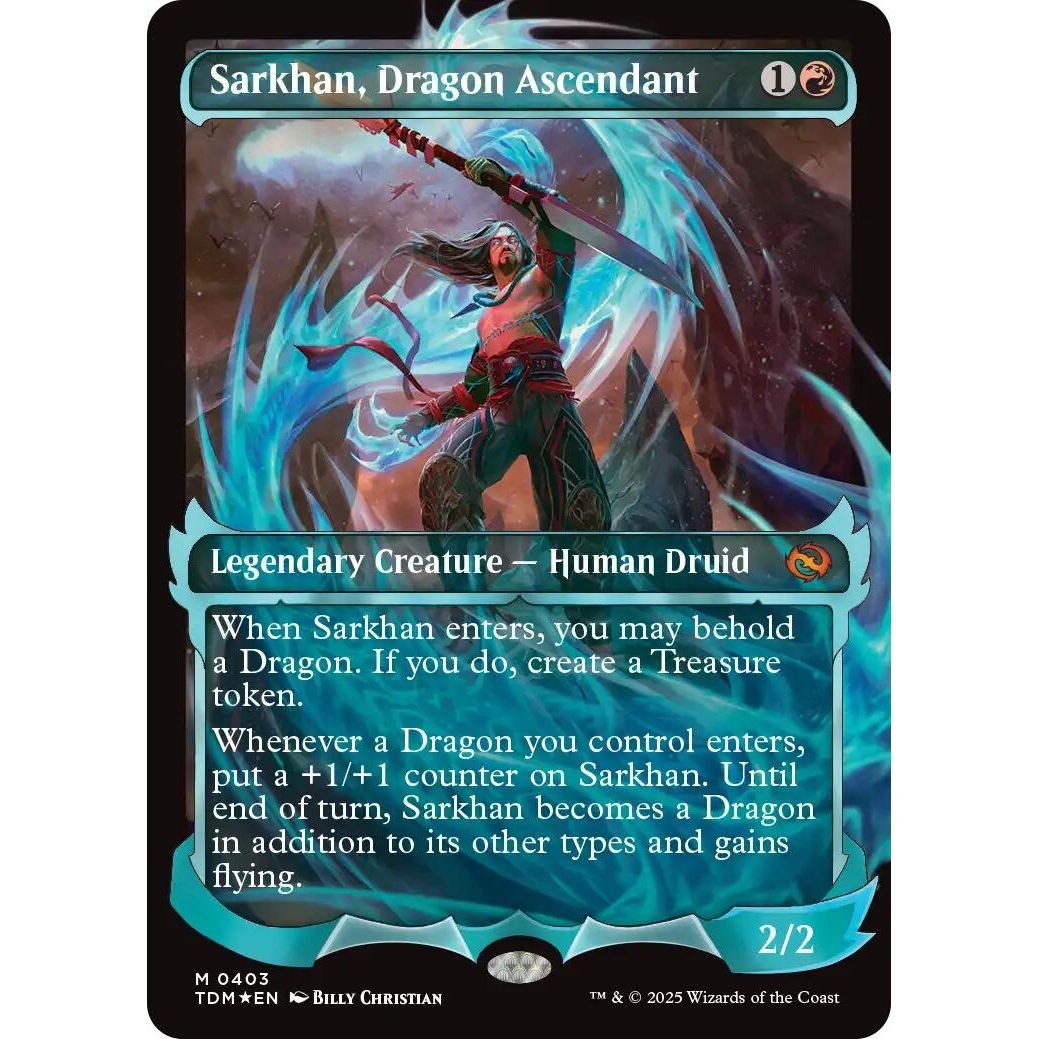 Image for Sarkhan, Dragon Ascendant (0403) (Showcase) (403) (TDM) - Magic: The Gathering