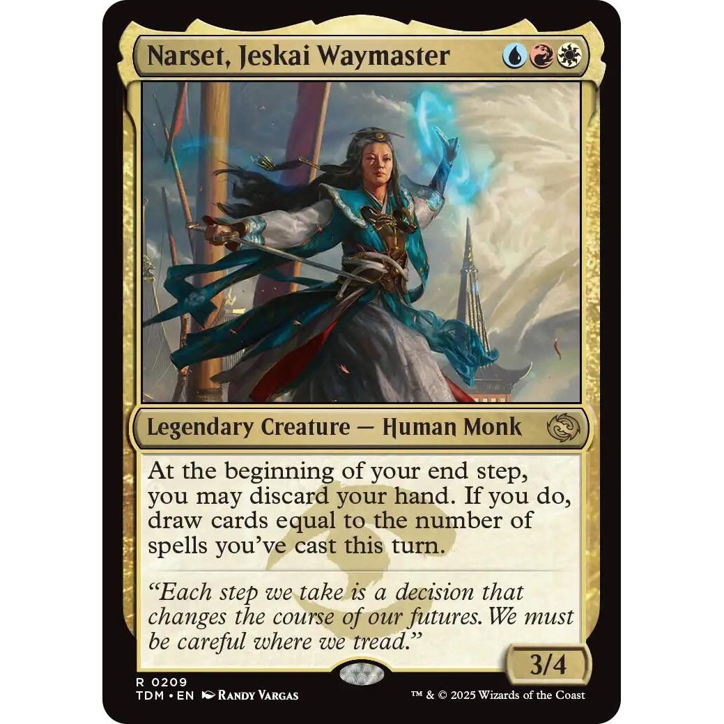 Image for Narset, Jeskai Waymaster (209) (TDM) - Magic: The Gathering
