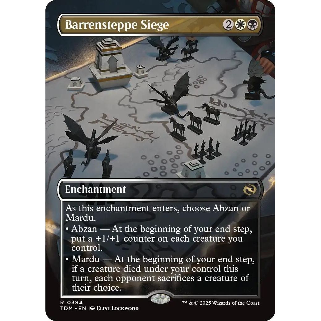 Image for Barrensteppe Siege (Borderless) (384) (TDM) - Magic: The Gathering