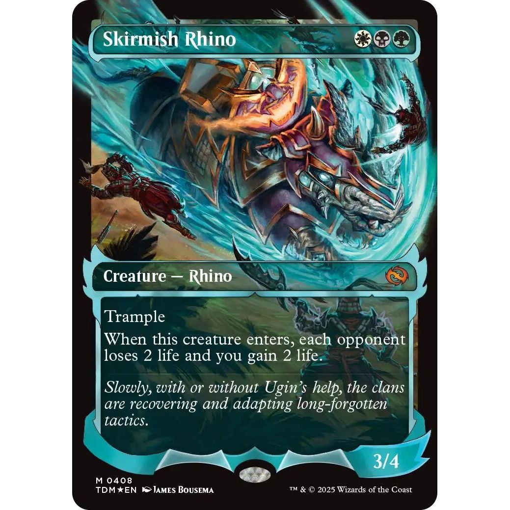Image for Skirmish Rhino (Showcase) (408) (TDM) - Magic: The Gathering