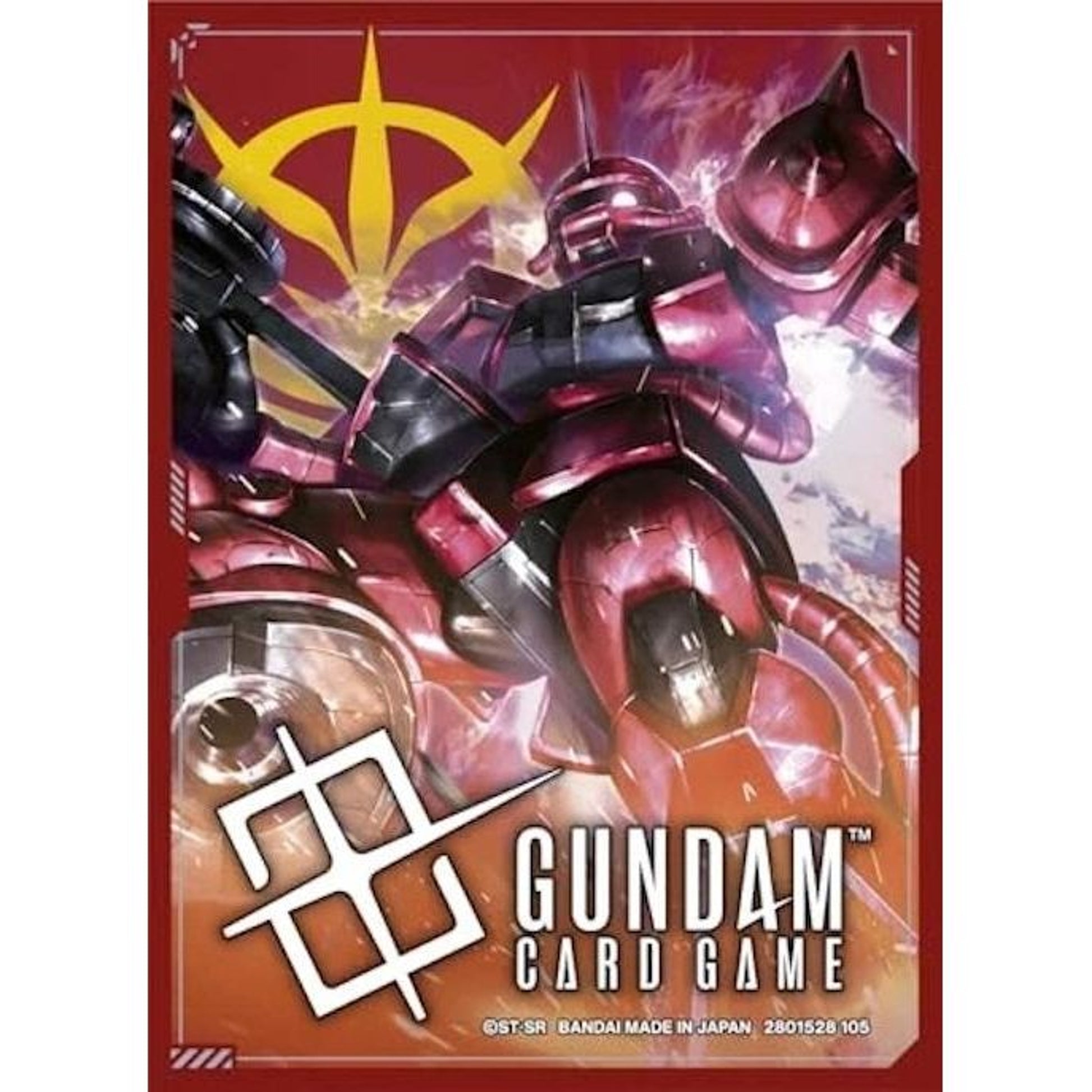 Image for Gundam Card Game - Official Card Sleeves 04 (Char's Zaku ?/Zeon) - Card Sleeves