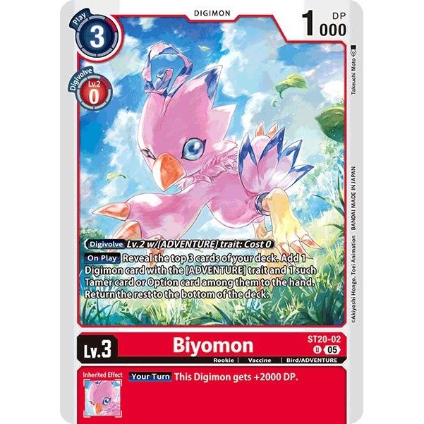 Image for Biyomon (ST20-02 U) (ST-20) - Digimon Card Game