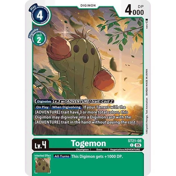 Image for Togemon (ST21-08 C) (ST-21) - Digimon Card Game