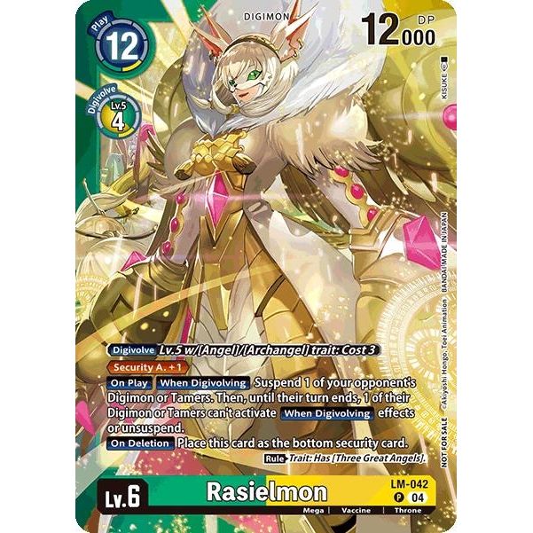Image for Rasielmon (Limited Card Pack) (LM-042 P) (BT21) - Digimon Card Game