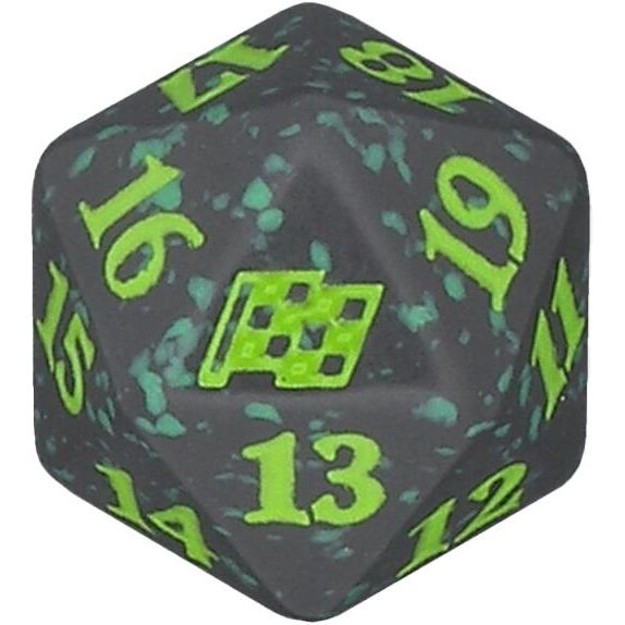 Image for Magic: The Gathering Aetherdrift Spindown Die (Green) - Life Counters