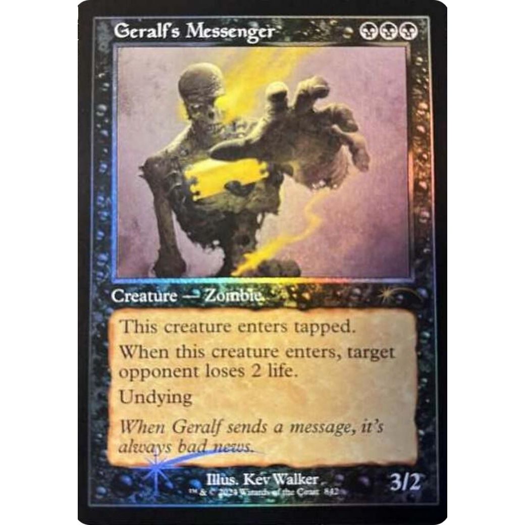 Image for Geralf's Messenger (842) (Retro Frame) (842) (SLD) - Magic: The Gathering