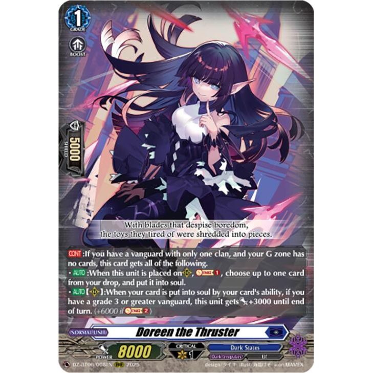 Image for Doreen the Thruster (DZ-BT06/008EN) (DZ-BT06) - Cardfight Vanguard
