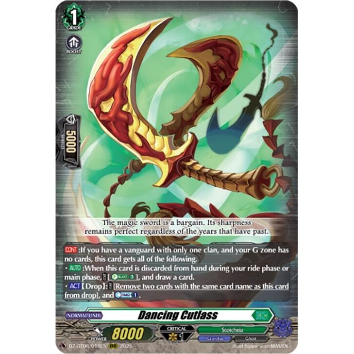 Image for Dancing Cutlass (DZ-BT06/019EN) (DZ-BT06) - Cardfight Vanguard