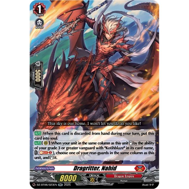 Image for Dragritter, Nahid (DZ-BT06/023EN) (DZ-BT06) - Cardfight Vanguard