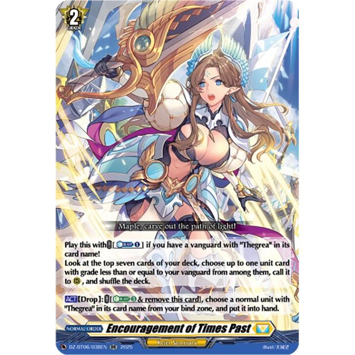 Image for Encouragement of Times Past (DZ-BT06/038EN) (DZ-BT06) - Cardfight Vanguard