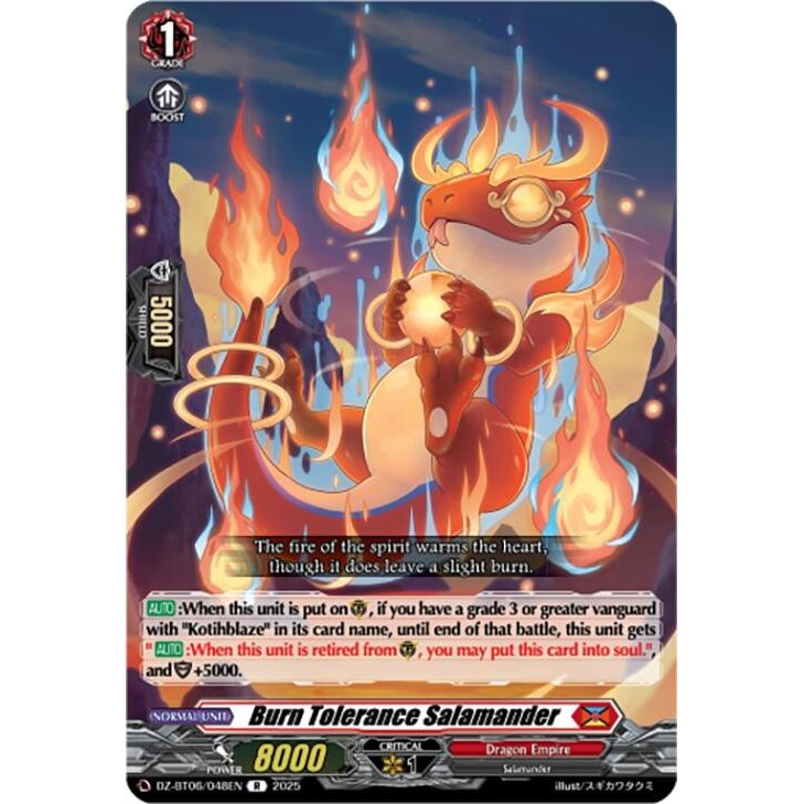 Image for Burn Tolerance Salamander (DZ-BT06/048EN) (DZ-BT06) - Cardfight Vanguard