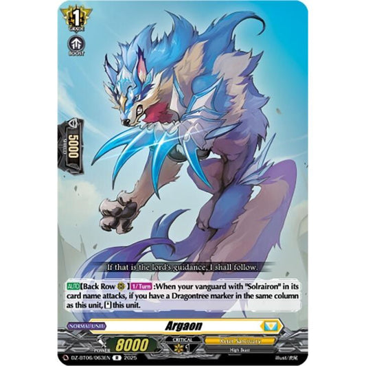 Image for Argaon (DZ-BT06/063EN) (DZ-BT06) - Cardfight Vanguard