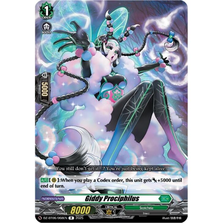 Image for Giddy Prociphilus (DZ-BT06/068EN) (DZ-BT06) - Cardfight Vanguard