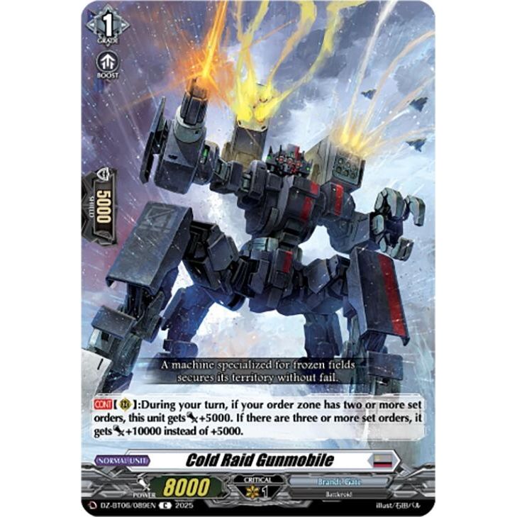 Image for Cold Raid Gunmobile (DZ-BT06/089EN) (DZ-BT06) - Cardfight Vanguard