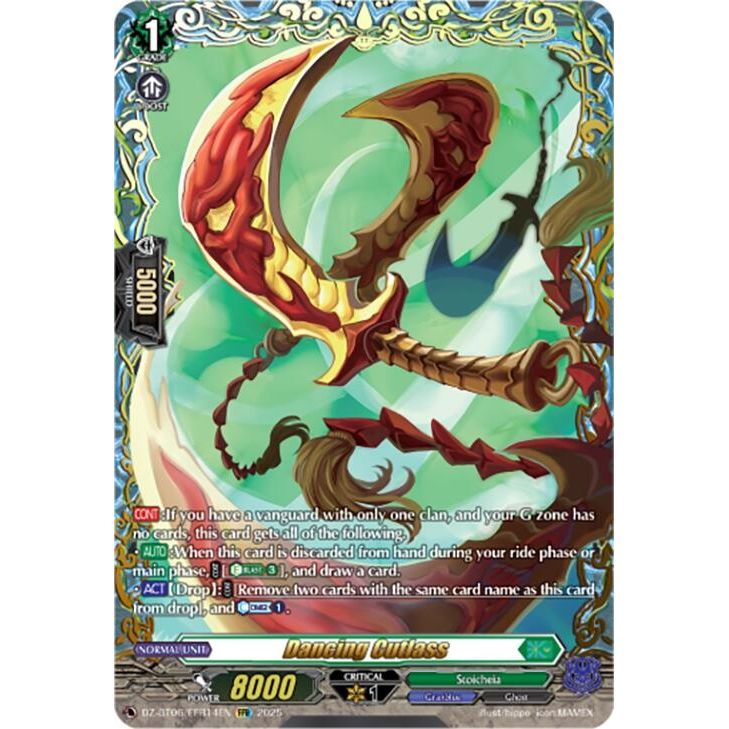 Image for Dancing Cutlass (FFR) (DZ-BT06/FFR14EN) (DZ-BT06) - Cardfight Vanguard