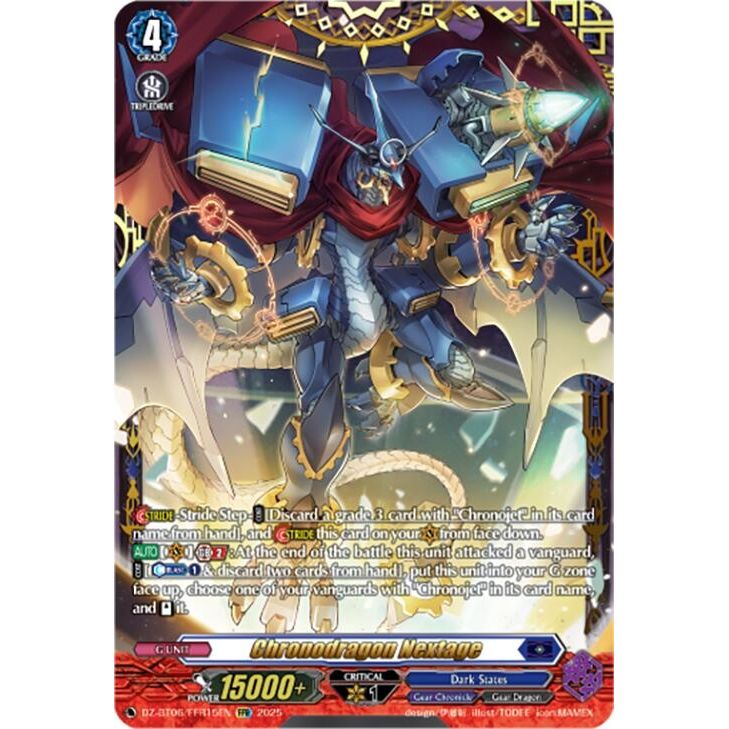 Image for Chronodragon Nextage (FFR) (DZ-BT06/FFR15EN) (DZ-BT06) - Cardfight Vanguard