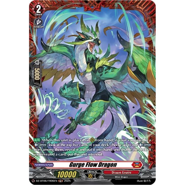 Image for Gurge Flow Dragon (FR) (DZ-BT06/FR06EN) (DZ-BT06) - Cardfight Vanguard