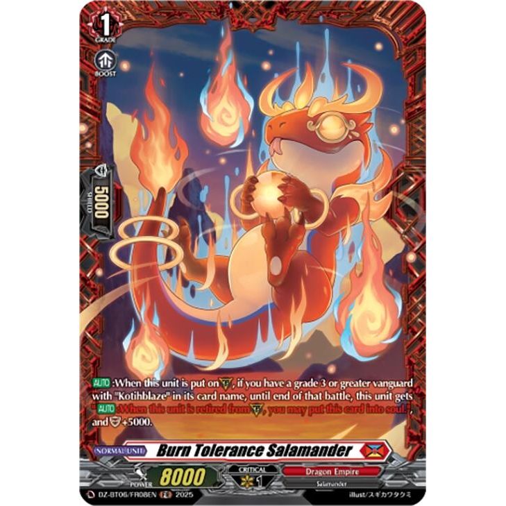 Image for Burn Tolerance Salamander (FR) (DZ-BT06/FR08EN) (DZ-BT06) - Cardfight Vanguard