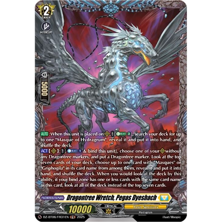 Image for Dragontree Wretch, Pegas Dyeshach (FR) (DZ-BT06/FR31EN) (DZ-BT06) - Cardfight Vanguard