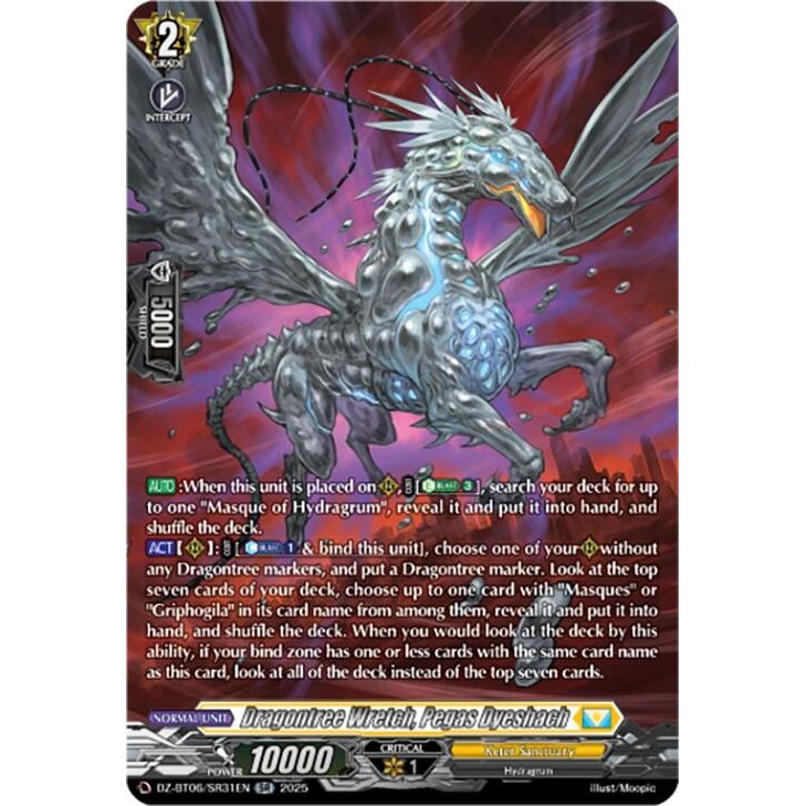 Image for Dragontree Wretch, Pegas Dyeshach (SR) (DZ-BT06/SR31EN) (DZ-BT06) - Cardfight Vanguard
