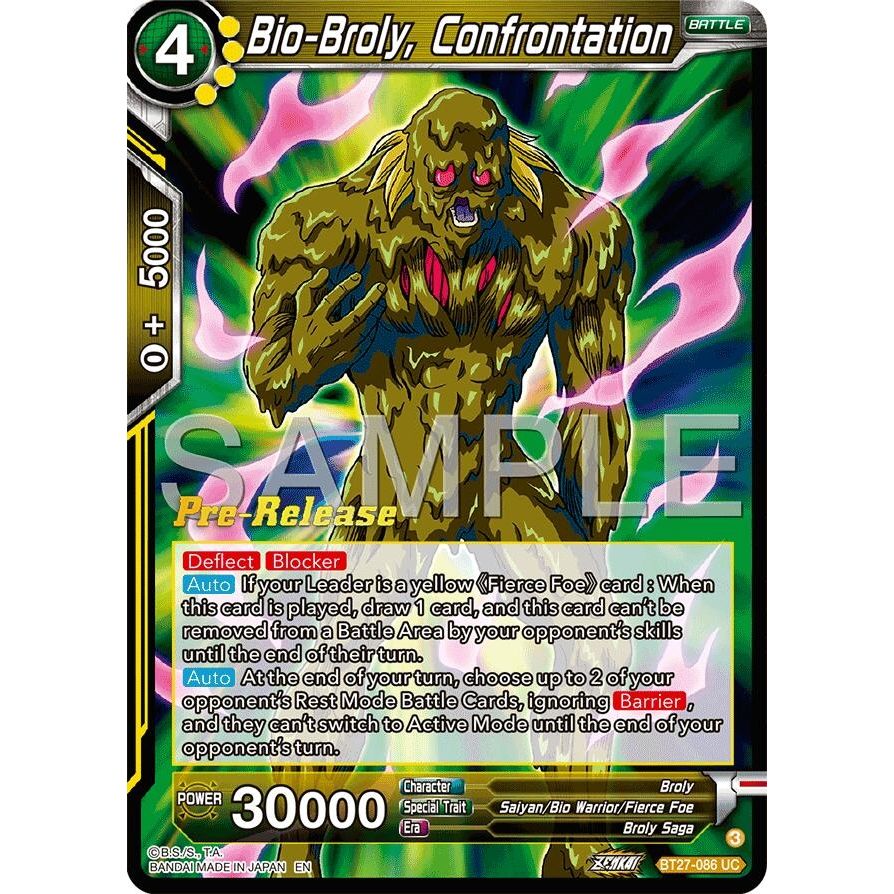 Image for Bio-Broly, Confrontation (BT27-086) (BT27_PR) - Dragon Ball Super: Masters