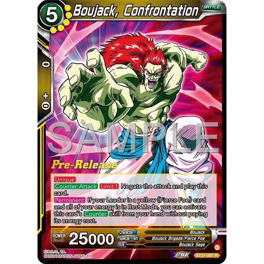 Image for Boujack, Confrontation (BT27-087) (BT27_PR) - Dragon Ball Super: Masters