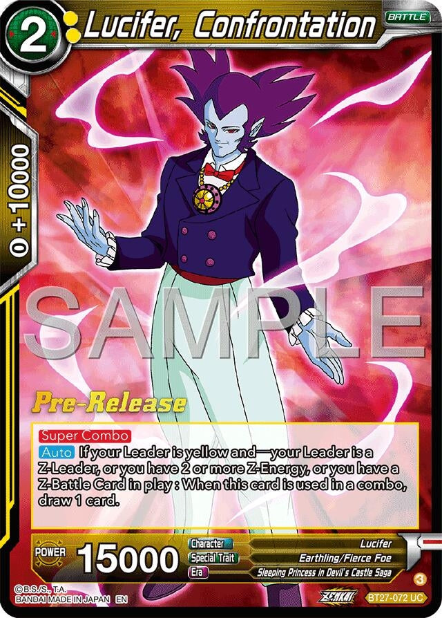 Image for Lucifer, Confrentation (BT27-072) (BT27_PR) - Dragon Ball Super: Masters