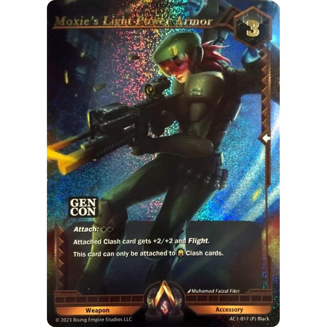 Image for Moxie's Light Power Armor (Gen Con Promo) (AC1-017) (AC1) - Alpha Clash