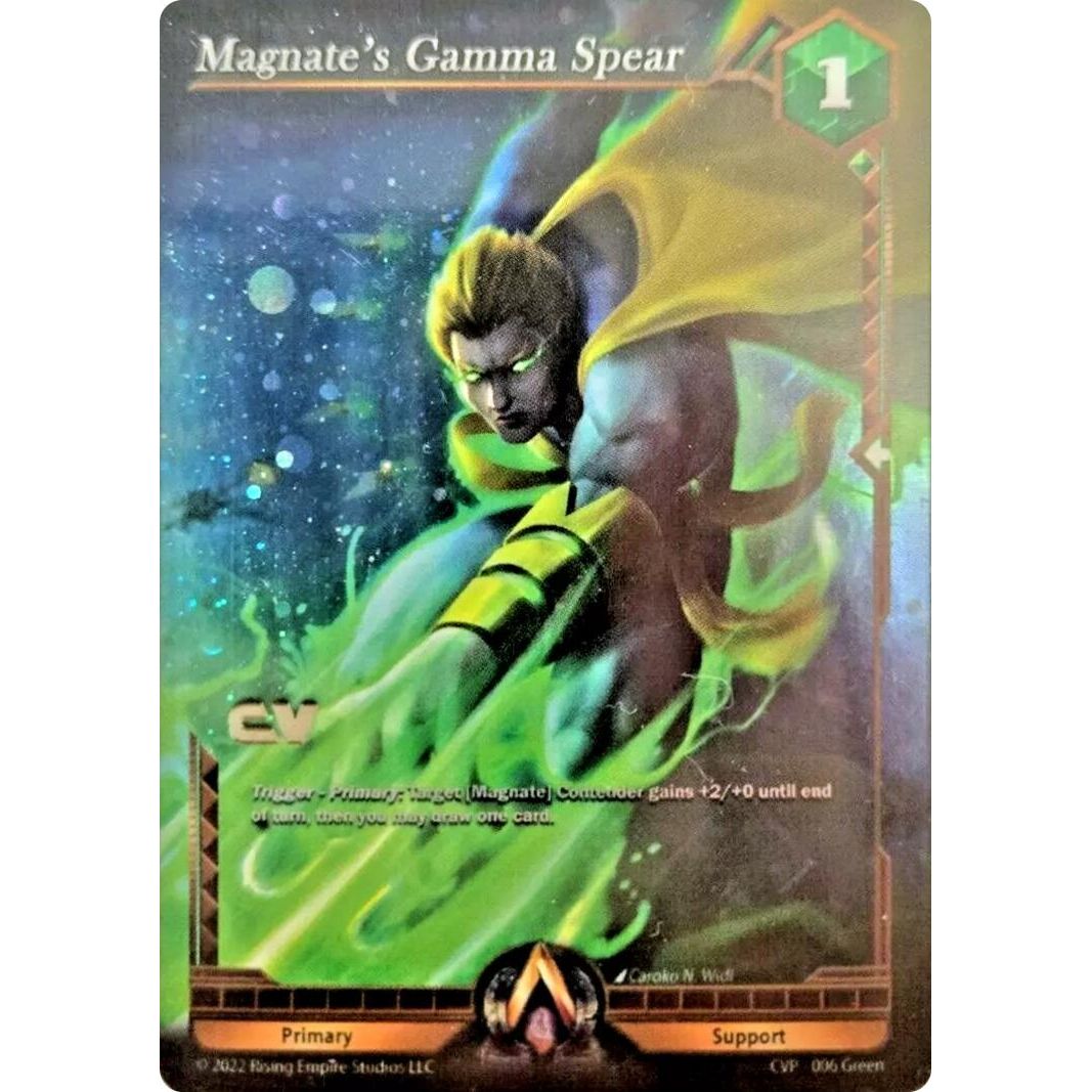 Image for Magnate's Gamma Spear (Collectors Vault Promo) (CVP-006) (ACP) - Alpha Clash