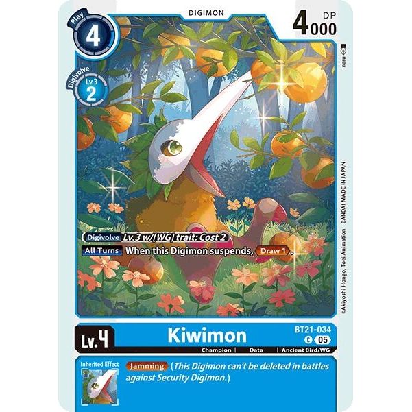 Image for Kiwimon (BT21-034 C) (BT21) - Digimon Card Game