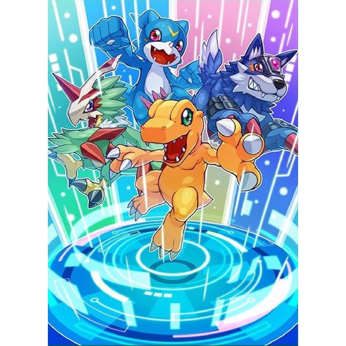 Image for Digimon Card Game Official Sleeves - Digimon Signs of Digivolution Card Sleeves 2025 (60-Pack) - Card Sleeves