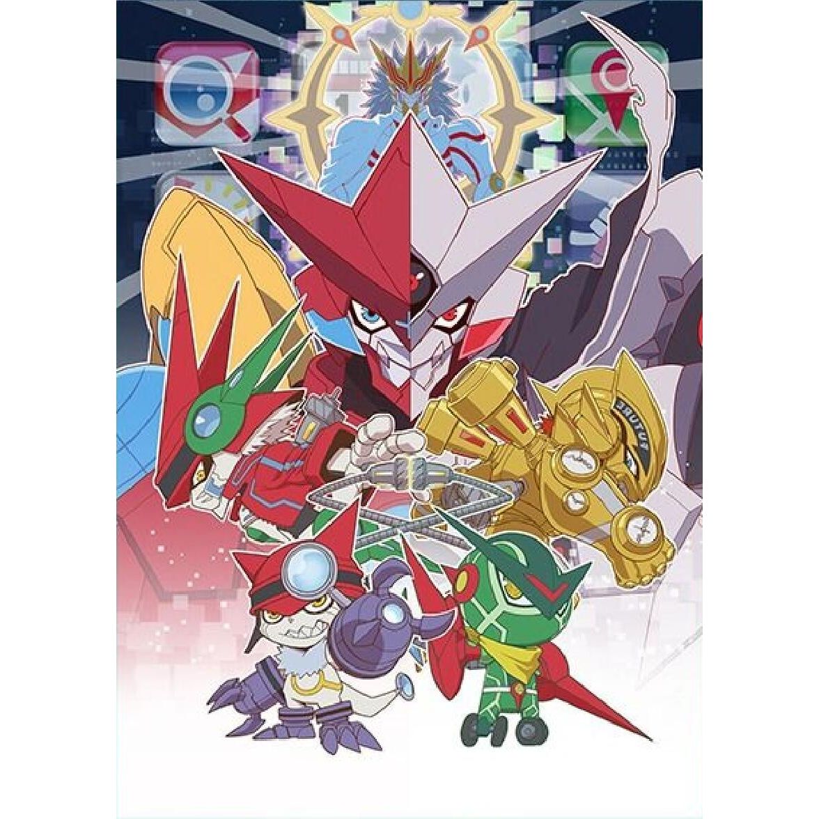 Image for Digimon Card Game Official Sleeves - Digimon Appmon Card Sleeves 2025 (60-Pack) - Card Sleeves