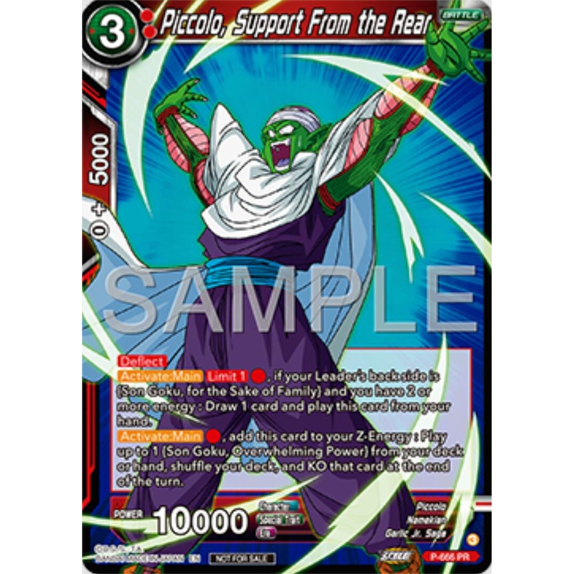 Image for Piccolo, Support From the Rear (Zenkai Series Tournament Pack Vol.11) (P-666) (TPR) - Dragon Ball Super: Masters