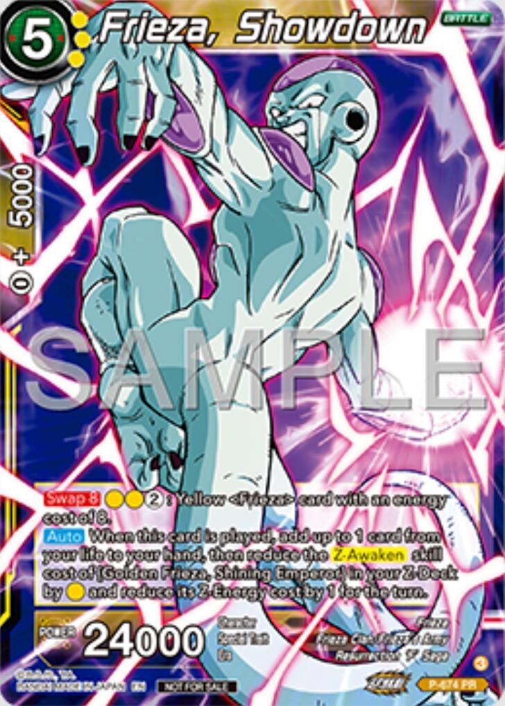 Image for Frieza, Showdown (Zenkai Series Tournament Pack Vol.11) (P-674) (TPR) - Dragon Ball Super: Masters