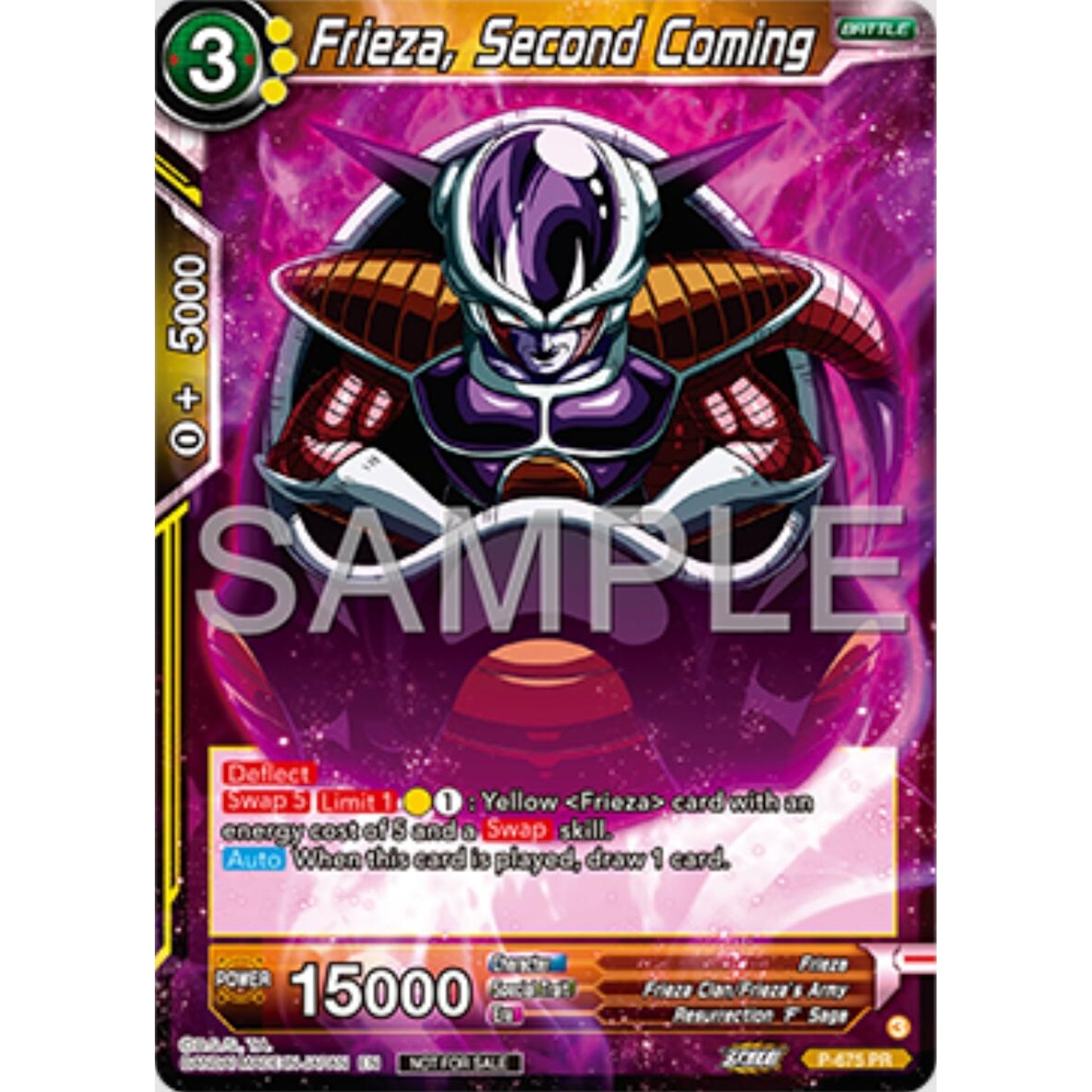 Image for Frieza, Second Coming (Zenkai Series Tournament Pack Vol.11) (P-675) (TPR) - Dragon Ball Super: Masters