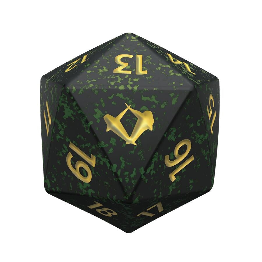 Image for Magic: The Gathering Tarkir: Dragonstorm Spindown Die (Black) - Life Counters