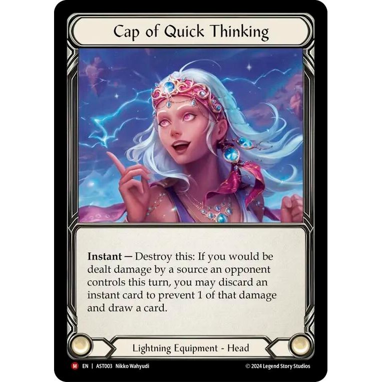 Image for Cap of Quick Thinking (AST003) - Flesh and Blood TCG