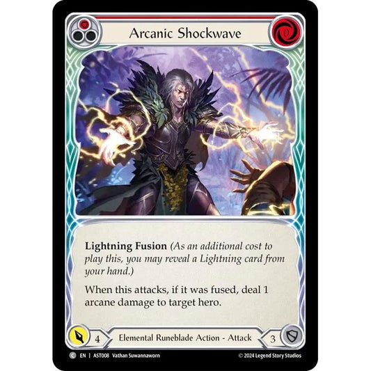 Image for Arcanic Shockwave (Red) (AST008) - Flesh and Blood TCG