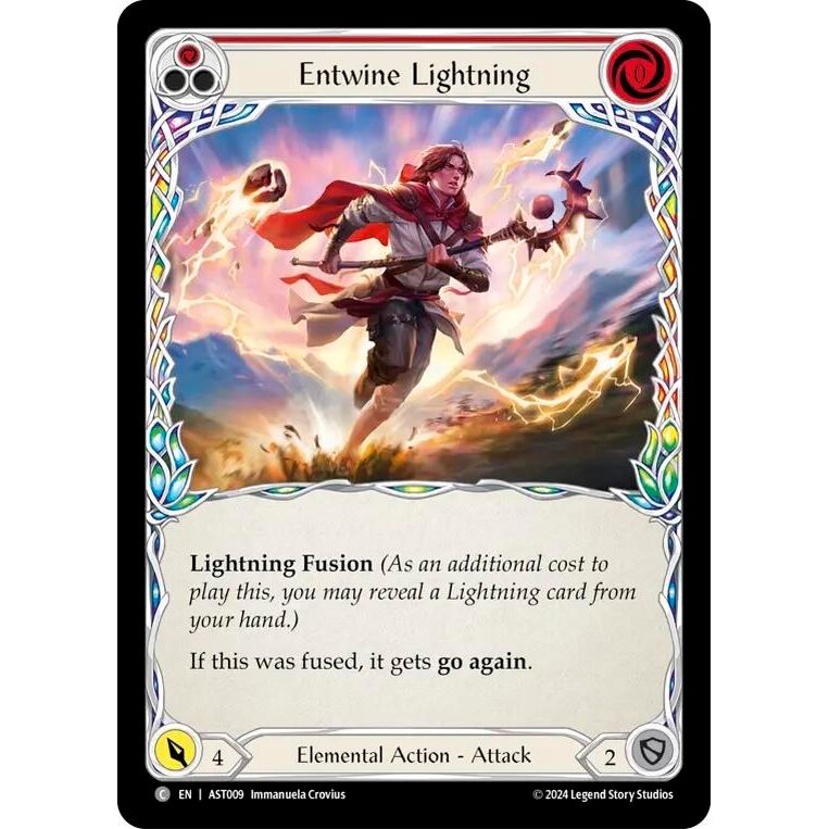 Image for Entwine Lightning (Red) (AST009) - Flesh and Blood TCG