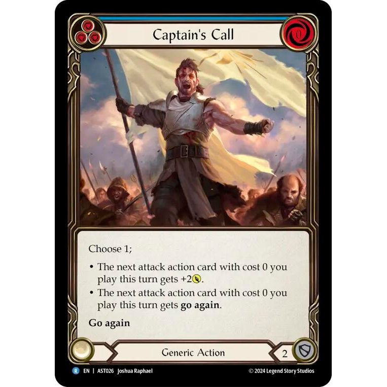 Image for Captain's Call (Blue) (AST026) - Flesh and Blood TCG