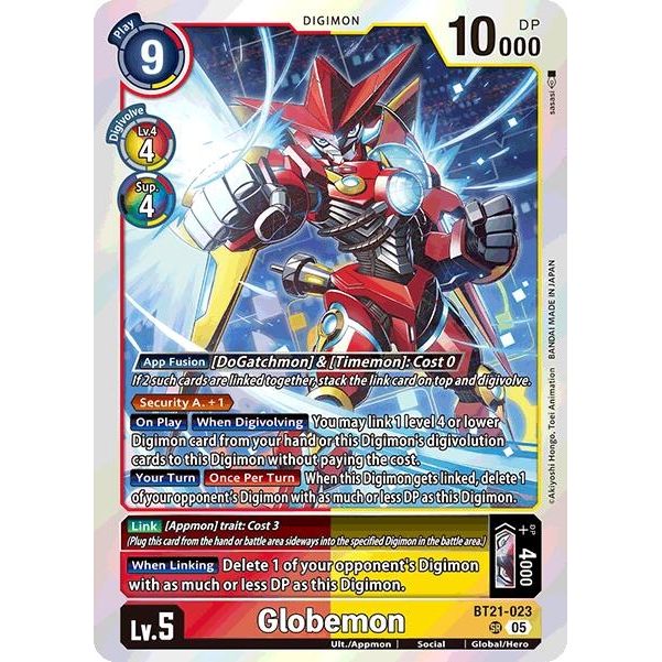 Image for Globemon (BT21-023 SR) (BT21) - Digimon Card Game