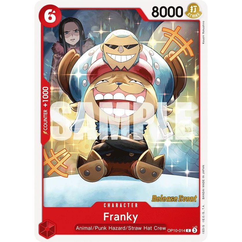 Image for Franky (014) (OP10-014) (OP10 RE) - One Piece Card Game