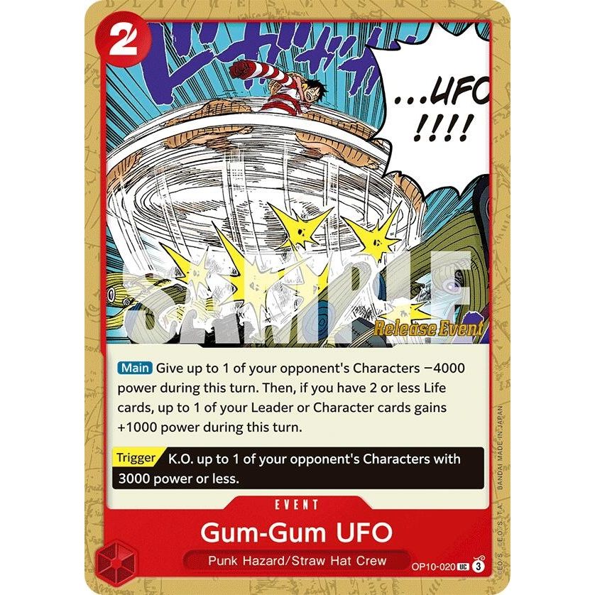 Image for Gum-Gum UFO (OP10-020) (OP10 RE) - One Piece Card Game
